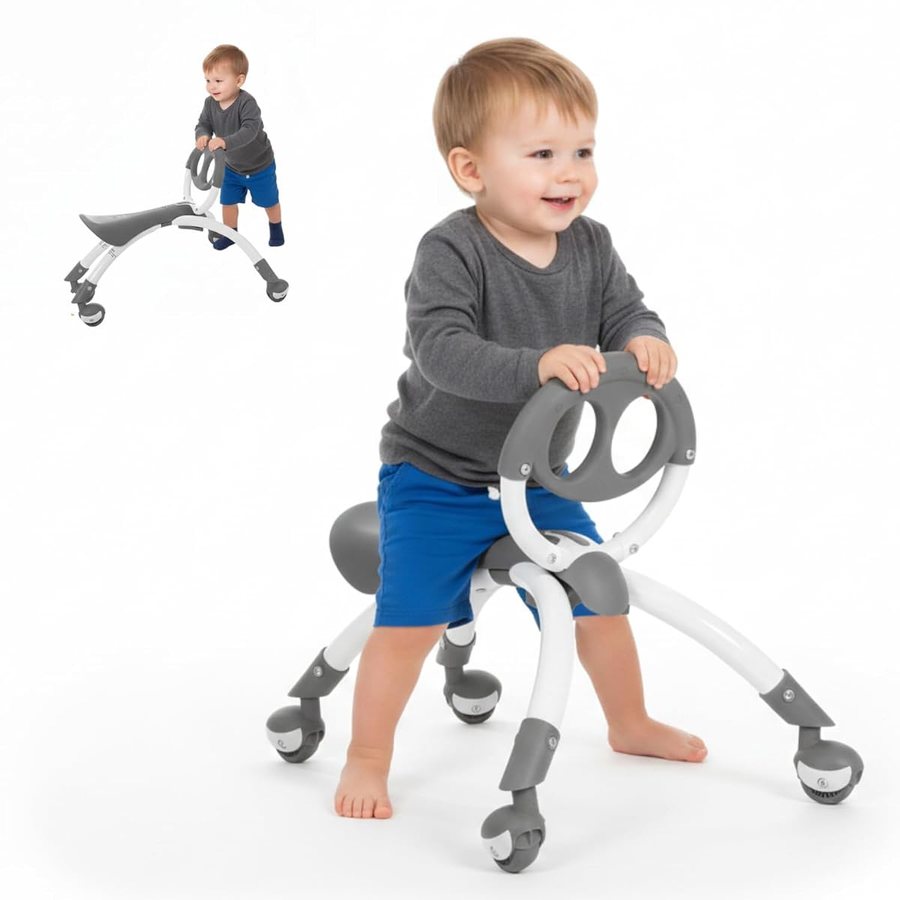 Pewi — Gray ride-on toy by YBike